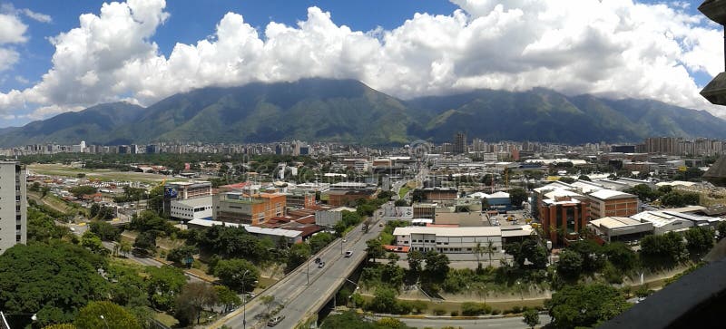 De Horizonstad van Caracas stock fotografie De Horizonstad van Caracas stock fotografie