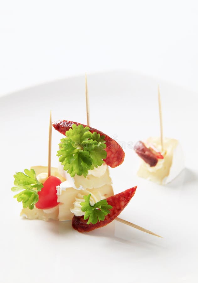 De Horsd'oeuvres Van De Kaas Stock Afbeelding Image of brie