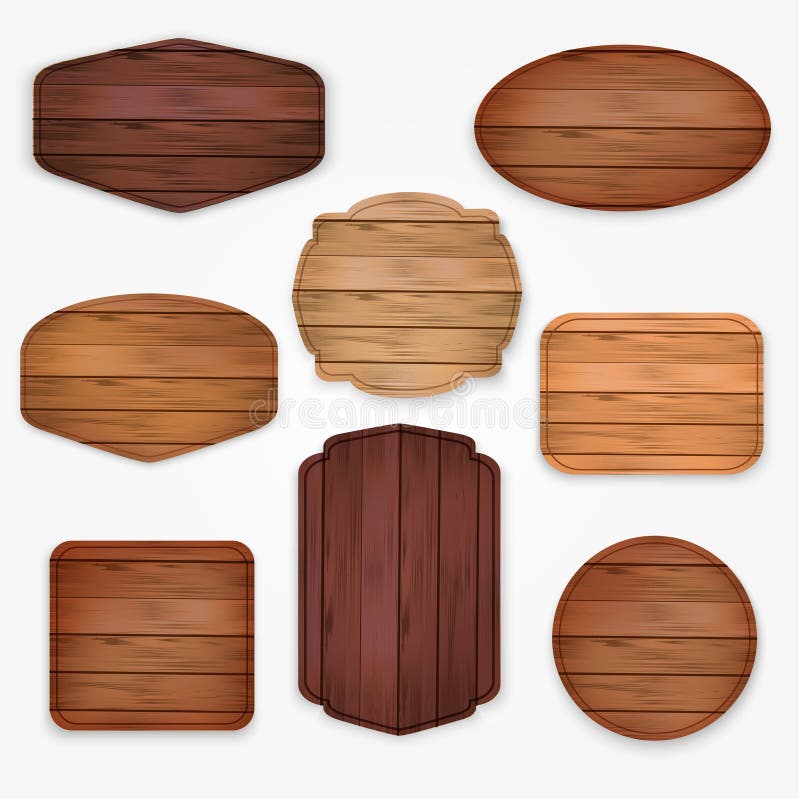 De houten inzameling van het stickersetiket Reeks diverse raad van het vormen houten teken voor verkoop, prijs en kortingssticker stock illustratie De houten inzameling van het stickersetiket Reeks diverse raad van het vormen houten teken voor verkoop, prijs en kortingssticker stock illustratie