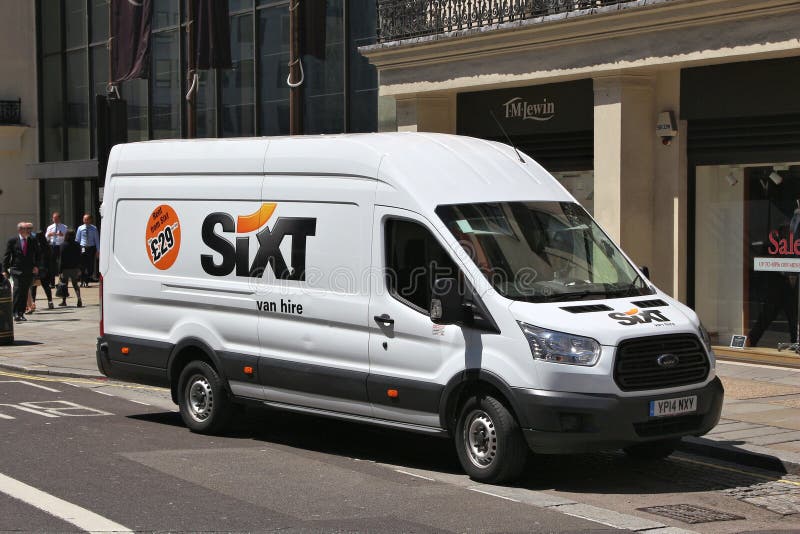 De huur van de Sixtbestelwagen royalty-vrije stock afbeeldingen De huur van de Sixtbestelwagen royalty-vrije stock afbeeldingen