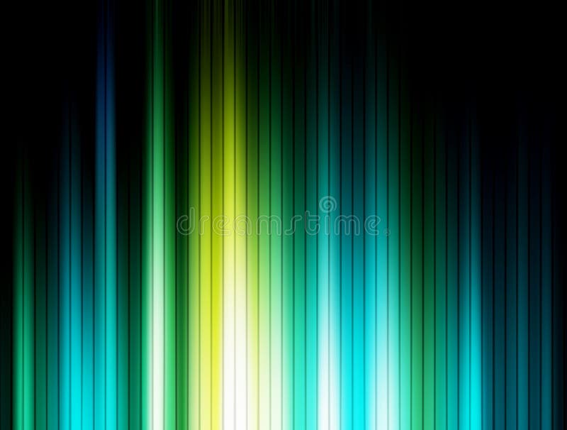 Green, blue and black luminous lines background. Green, blue and black luminous lines background