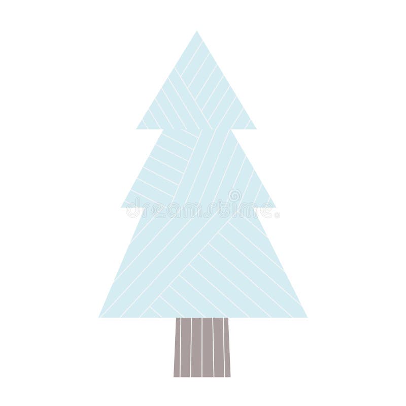 De illustratie van de sparrenwinter Moderne decoratie elemet voor Kerstmis en Nieuwe jaarpartij royalty-vrije illustratie De illustratie van de sparrenwinter Moderne decoratie elemet voor Kerstmis en Nieuwe jaarpartij royalty-vrije illustratie