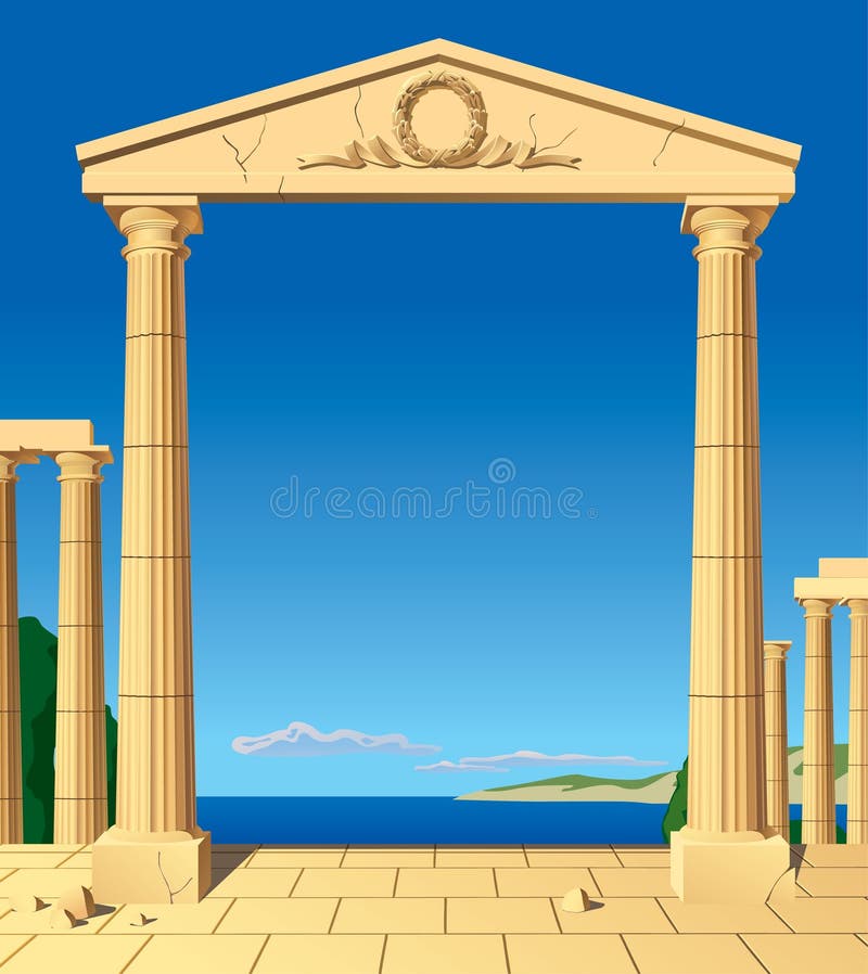 Raster version of image of classical antic entrance There is in addition a format (EPS 8). Raster version of image of classical antic entrance There is in addition a format (EPS 8)