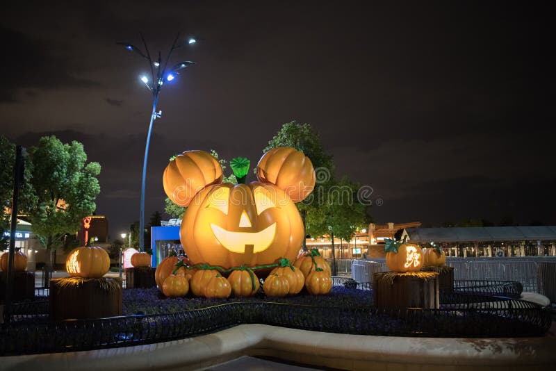 De ingang van Shanghai, China Disneyland stock fotografie