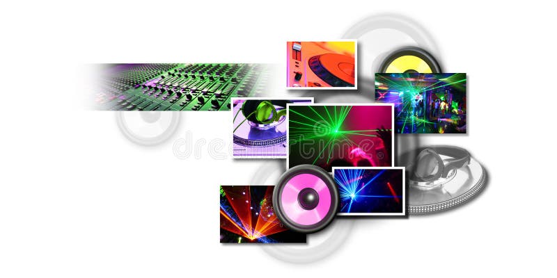 De Inzameling van de muziek stock illustratie De Inzameling van de muziek stock illustratie