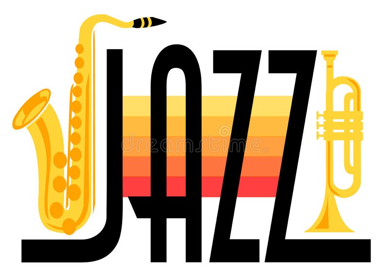 De Jazz van het messing vector illustratie De Jazz van het messing vector illustratie