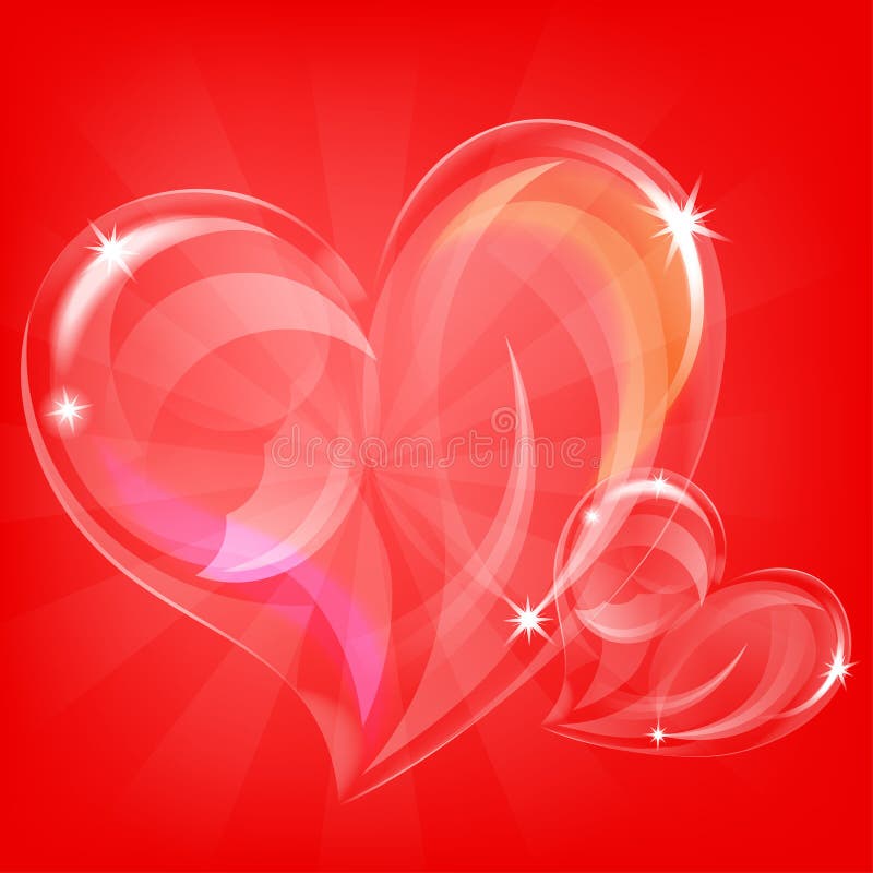 De Kaart van de Dag van valentijnskaarten vector illustratie De Kaart van de Dag van valentijnskaarten vector illustratie
