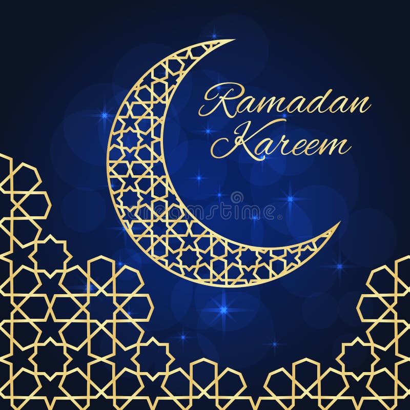 De Kaart van de Groet van de Ramadan