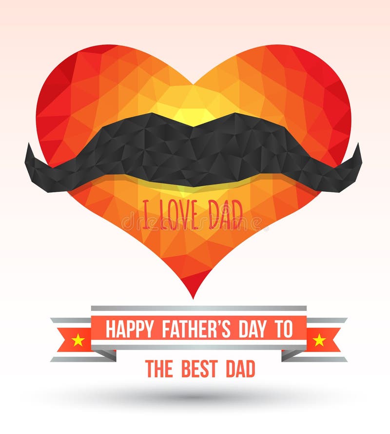 Vaderdagkaart vector illustratie