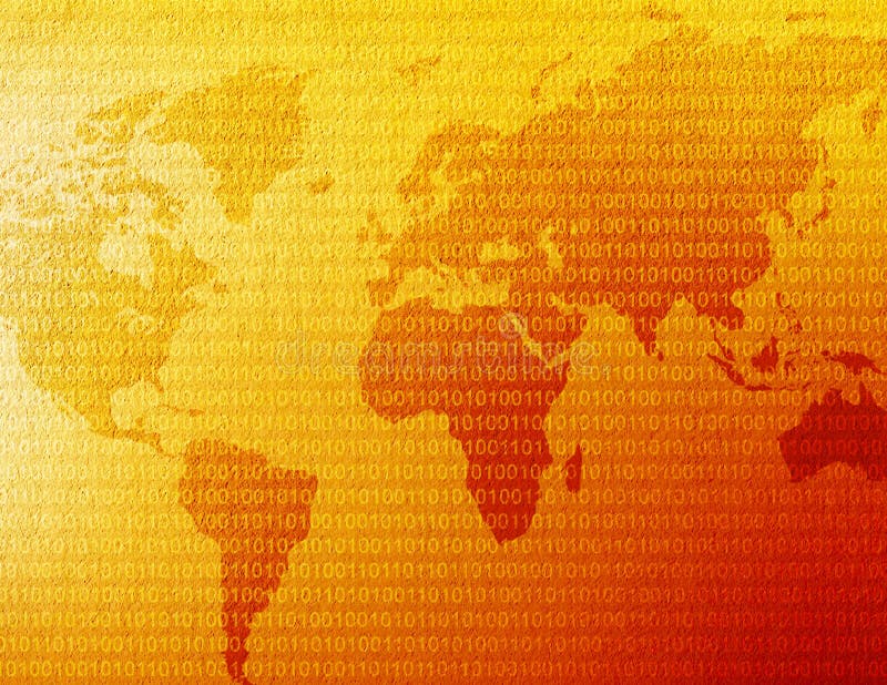 De Kaart van de wereld royalty-vrije illustratie De Kaart van de wereld royalty-vrije illustratie
