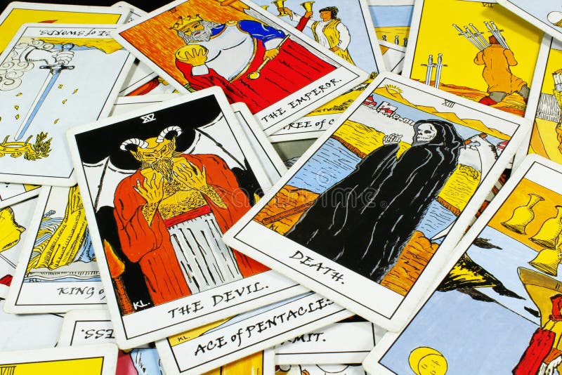 De Kaart van het tarot stock afbeeldingen De Kaart van het tarot stock afbeeldingen