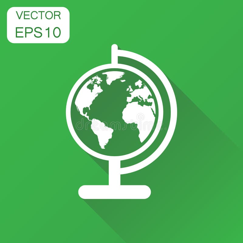 de kaartpictogram van de bolwereld Bedrijfsconcept om aardepictogram Ve vector illustratie de kaartpictogram van de bolwereld Bedrijfsconcept om aardepictogram Ve vector illustratie