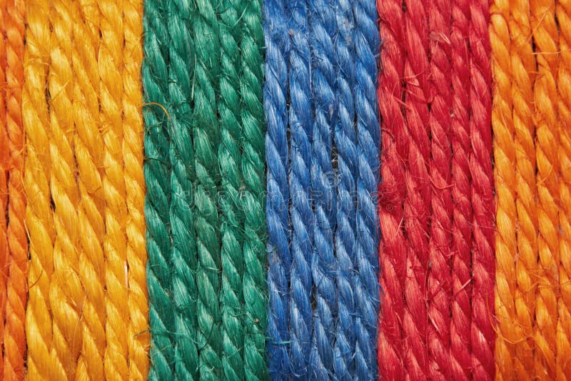 Texture of a color rope. Texture of a color rope
