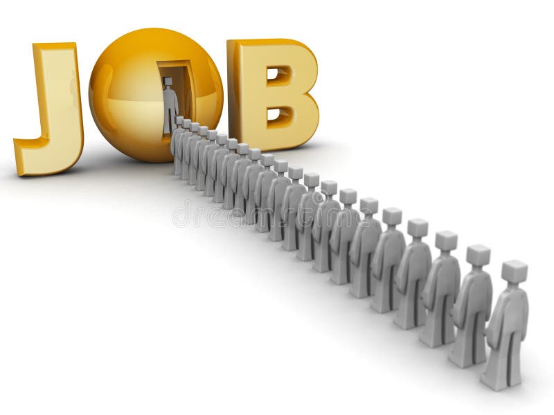 Vacature vector illustratie