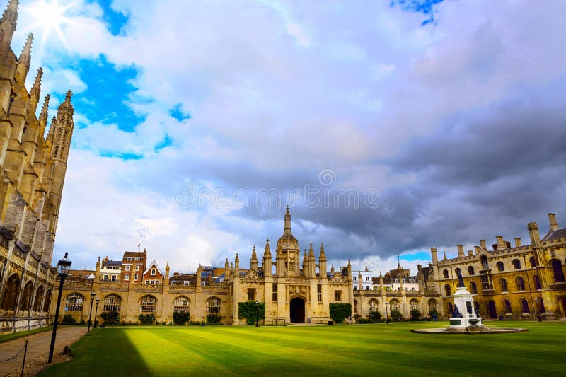 De Kapel van Art Cambridge University en van de Koningenuniversiteit