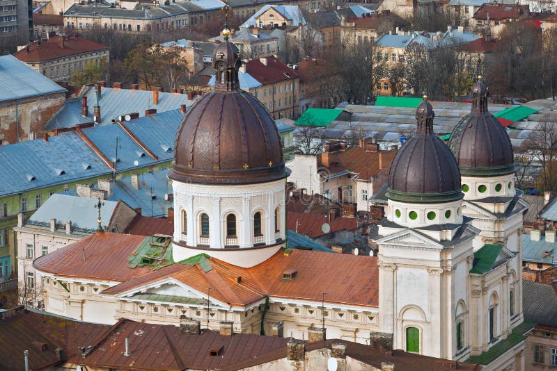 De kathedraal in de Oekraïne