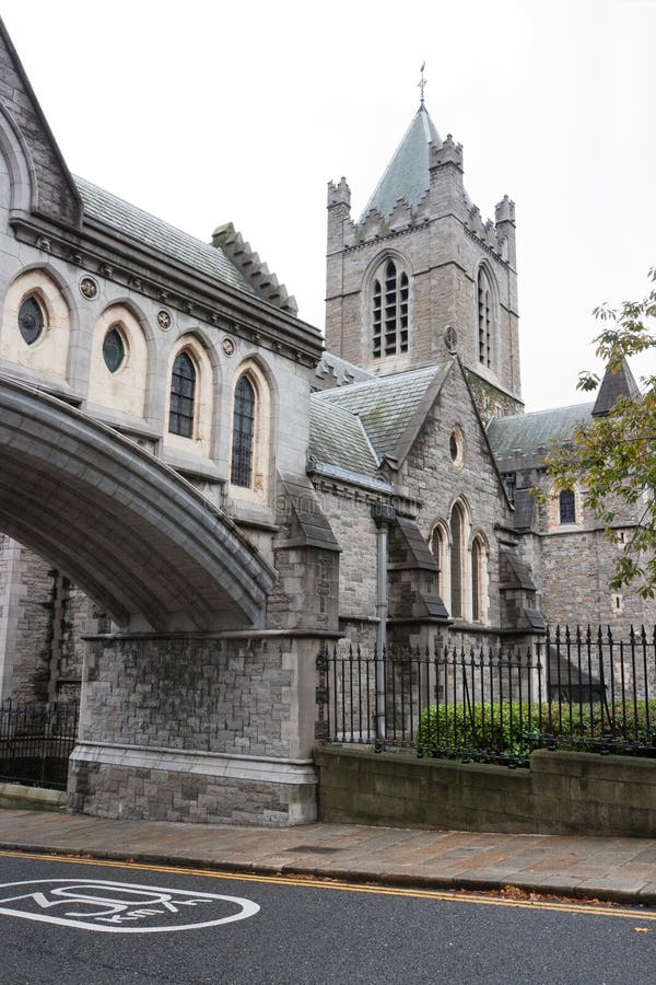 De Kathedraal van de Kerk van Christus. Dublin, Ierland royalty-vrije stock foto's De Kathedraal van de Kerk van Christus. Dublin, Ierland royalty-vrije stock foto's