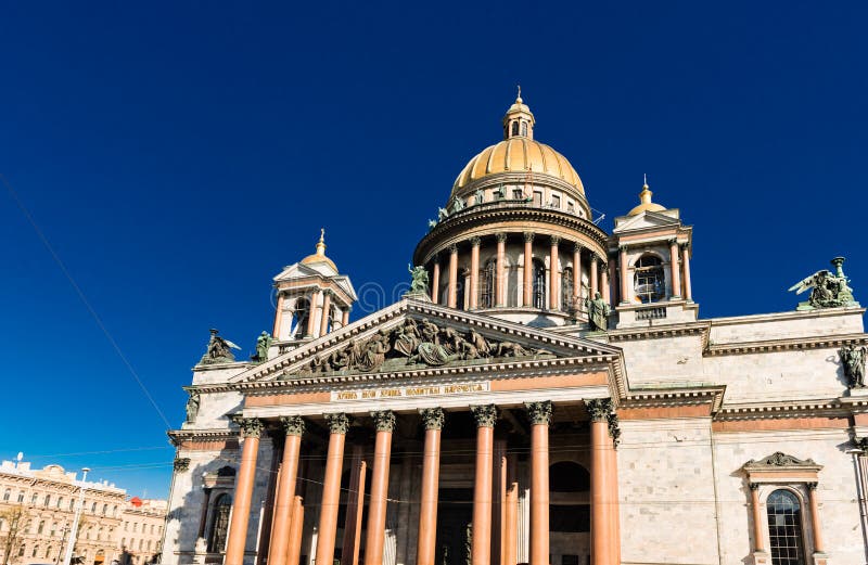 De Kathedraal van heilige Isaac in St Petersburg royalty-vrije stock afbeelding De Kathedraal van heilige Isaac in St Petersburg royalty-vrije stock afbeelding