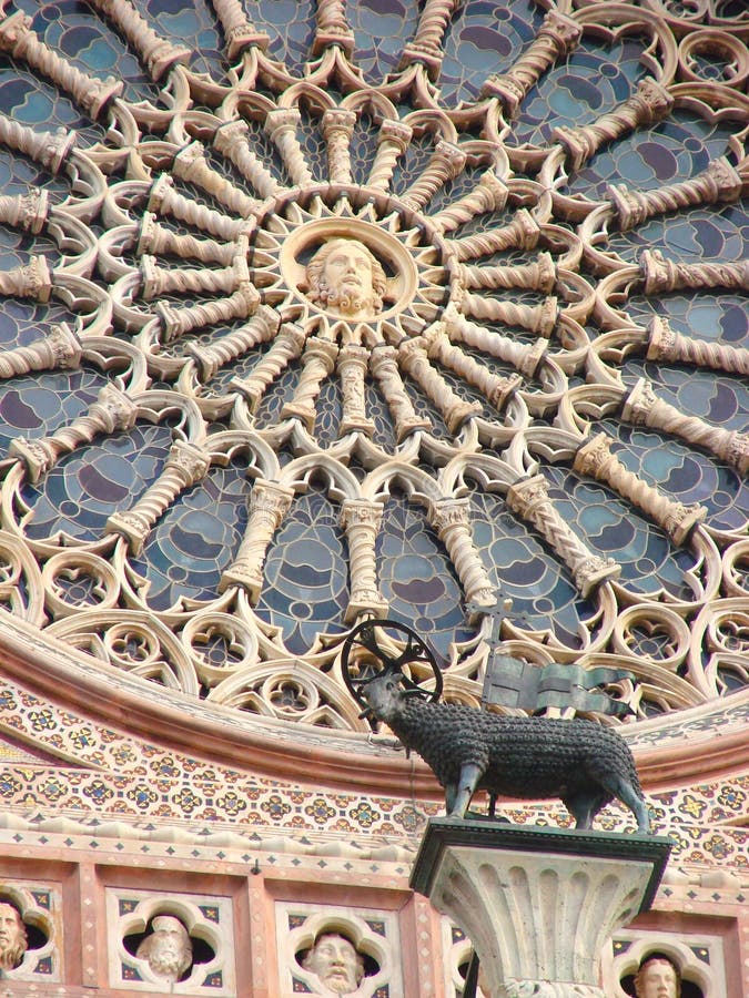 De kathedraal van Orvieto royalty-vrije stock afbeeldingen De kathedraal van Orvieto royalty-vrije stock afbeeldingen