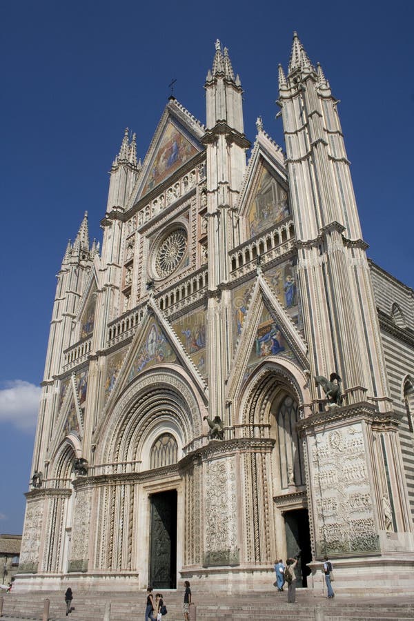 De kathedraal van Orvieto royalty-vrije stock afbeelding De kathedraal van Orvieto royalty-vrije stock afbeelding