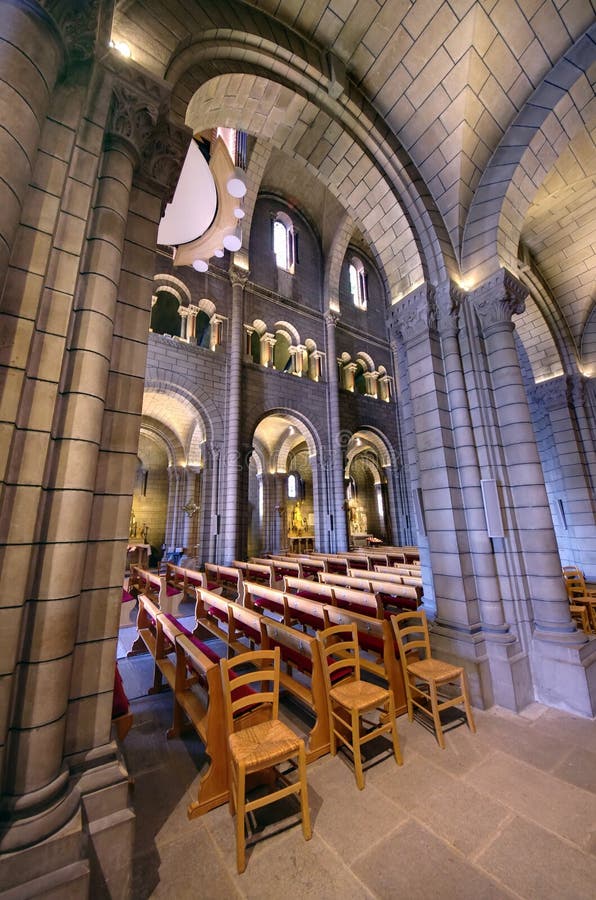 De kathedraalbinnenland van Monaco royalty-vrije stock fotografie