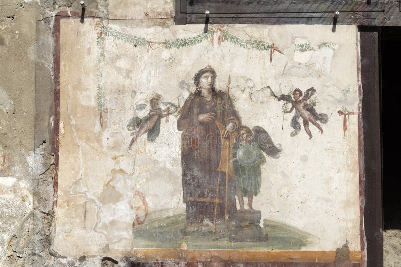 De Katholieke Fresko van Pompei royalty-vrije stock fotografie De Katholieke Fresko van Pompei royalty-vrije stock fotografie