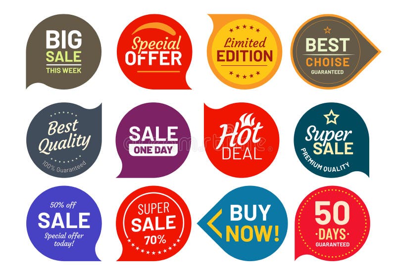 De kentekens van de verkoopkwaliteit Om honderd percenten verzekerd etiketkenteken Geplaatste pictogrammen van de sticker de vect De kentekens van de verkoopkwaliteit Om honderd percenten verzekerd etiketkenteken Geplaatste pictogrammen van de sticker de vect