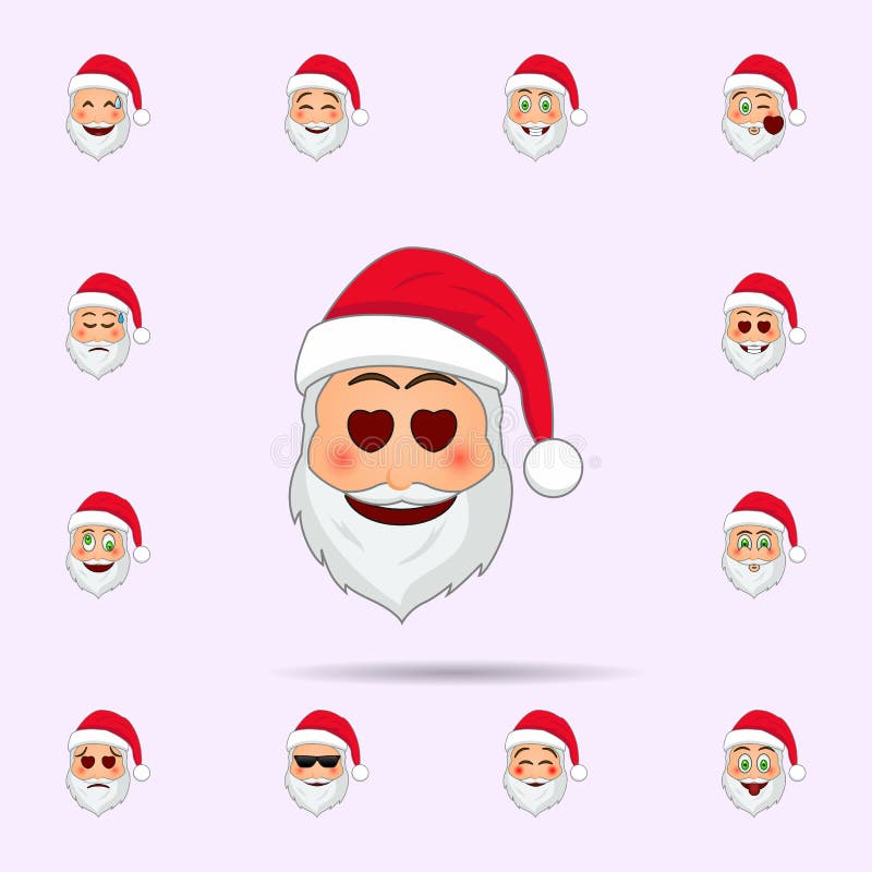 De Kerstman in droefheid in een koud pictogram van zweetemoji Dat voor Web wordt geplaatst en mobiel de pictogrammenalgemeen begr stock illustratie De Kerstman in droefheid in een koud pictogram van zweetemoji Dat voor Web wordt geplaatst en mobiel de pictogrammenalgemeen begr stock illustratie