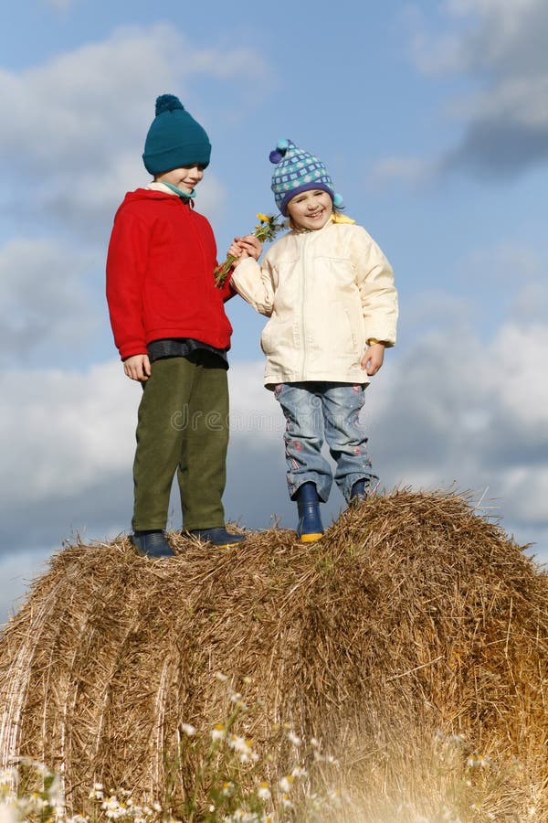 De kinderen van het paar stock afbeeldingen De kinderen van het paar stock afbeeldingen