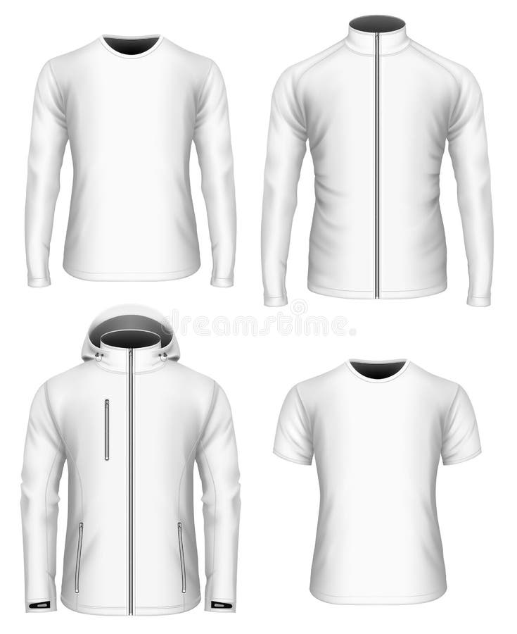 De kleren vectorinzameling van mensen wit royalty-vrije illustratie De kleren vectorinzameling van mensen wit royalty-vrije illustratie