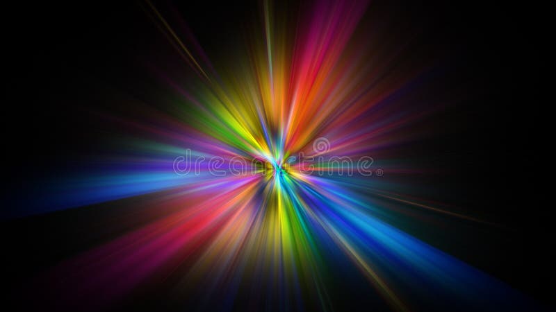 De kleurrijke abstracte Ster barstte lichte explosieachtergrond