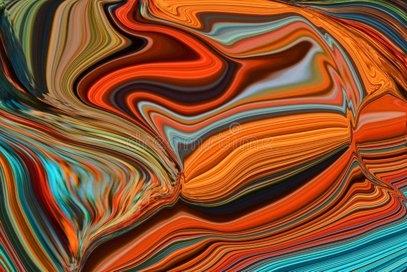 De kleurrijke chaos stock foto