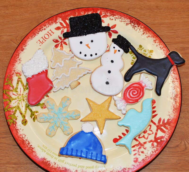 De koekjes van Kerstmis stock foto's De koekjes van Kerstmis stock foto's