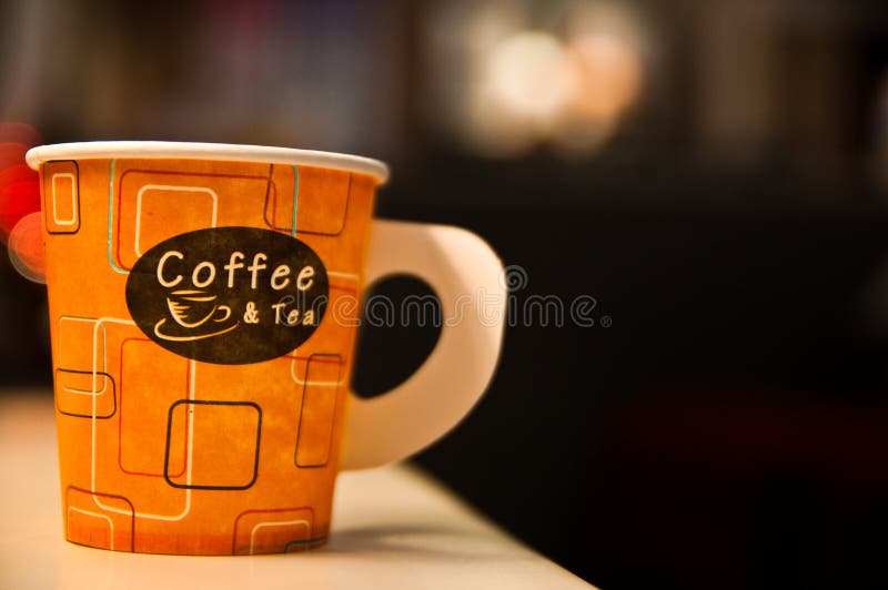 De koffiekop van het document royalty-vrije stock foto De koffiekop van het document royalty-vrije stock foto