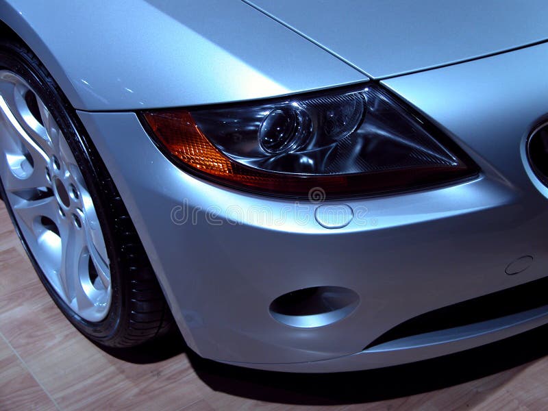 De koplamp van BMW Z4 stock afbeeldingen De koplamp van BMW Z4 stock afbeeldingen
