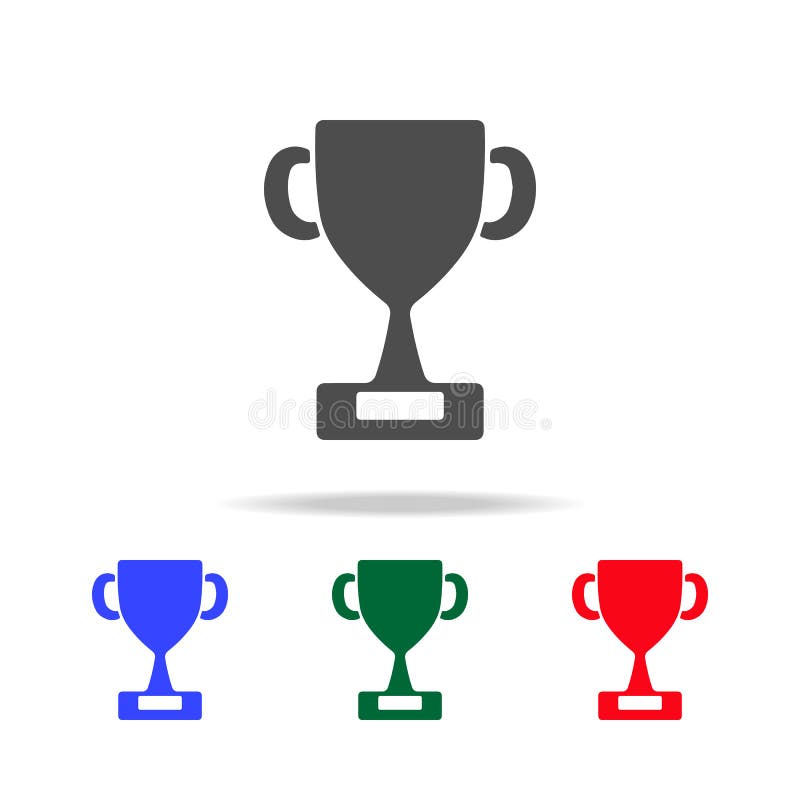 De koppictogrammen van de winnaartrofee Elementen van sportelement in multi gekleurde pictogrammen Grafisch het ontwerppictogram stock illustratie De koppictogrammen van de winnaartrofee Elementen van sportelement in multi gekleurde pictogrammen Grafisch het ontwerppictogram stock illustratie