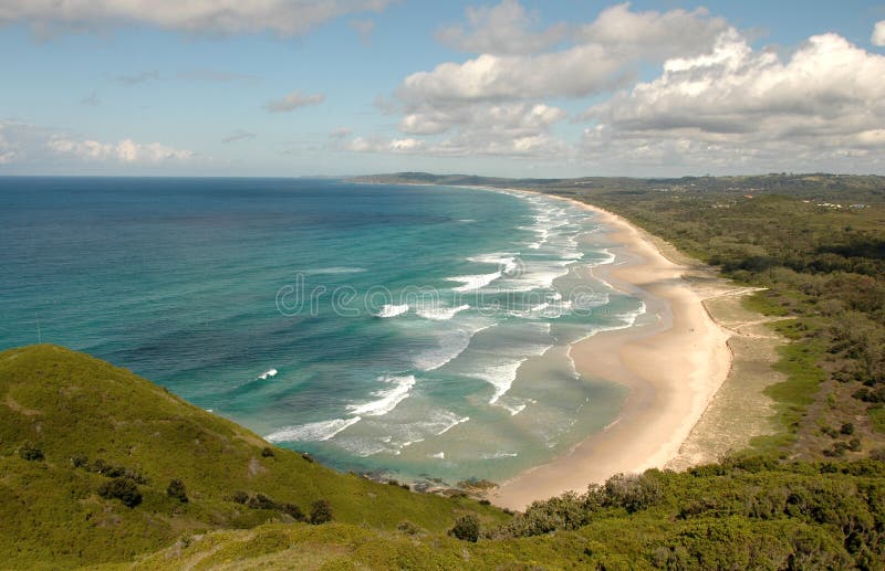 Coastline of Byron Bay in NSW, Australia. Coastline of Byron Bay in NSW, Australia