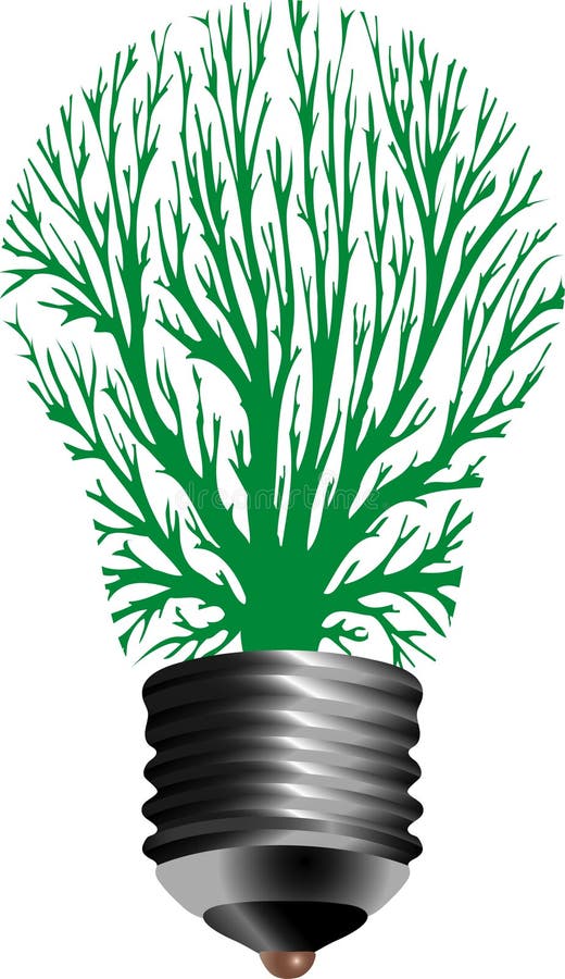 De lampboom van de bol royalty-vrije illustratie De lampboom van de bol royalty-vrije illustratie