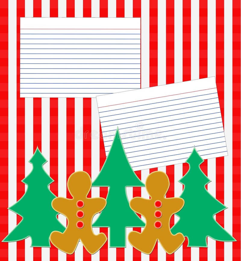 A christmas holiday recipe layout page. A christmas holiday recipe layout page.