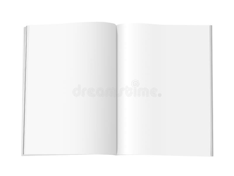 De lege Pagina's van het Tijdschrift - XL royalty-vrije illustratie De lege Pagina's van het Tijdschrift - XL royalty-vrije illustratie