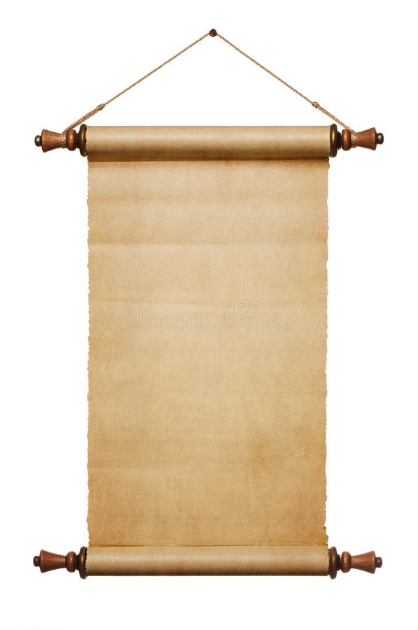 De lege Rol van het Document royalty-vrije stock afbeelding De lege Rol van het Document royalty-vrije stock afbeelding