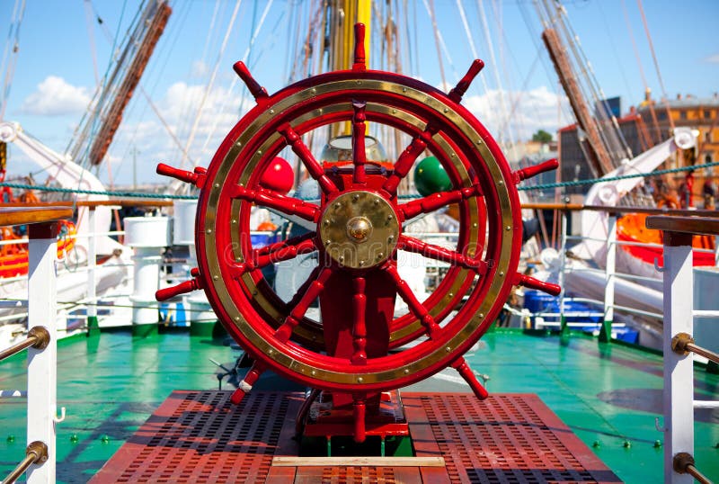 De leidraad van het schip. stock foto De leidraad van het schip. stock foto
