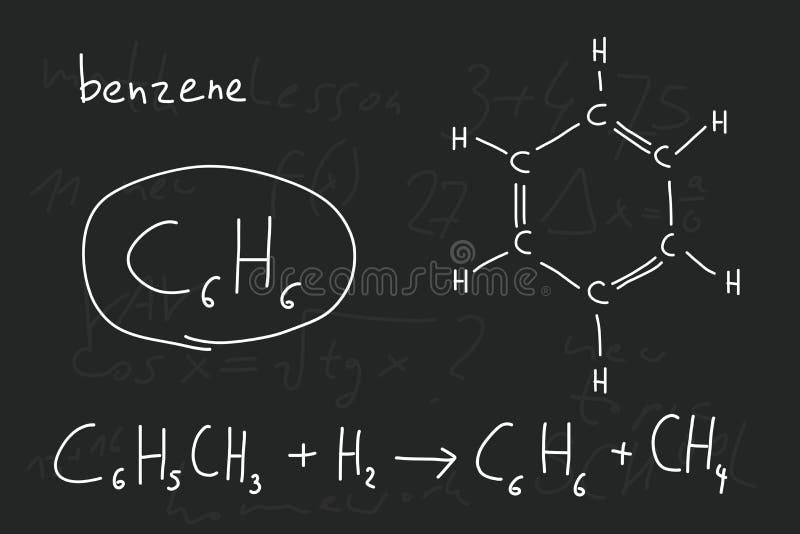 Scheikundeles stock illustratie