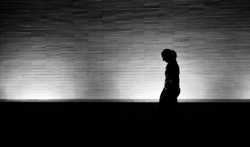 Nachtwandelaar royalty-vrije stock afbeeldingen