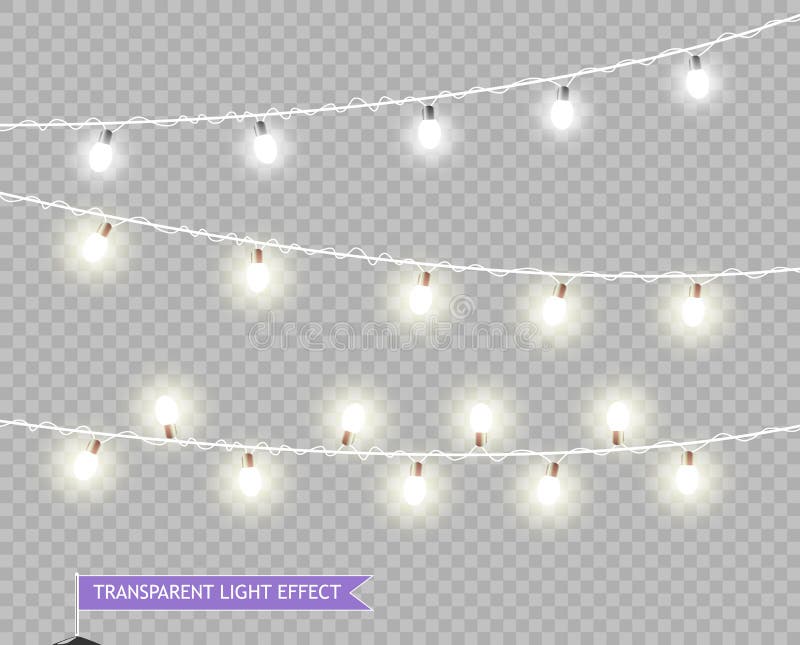 De Lichten van Kerstmis Vectorkerstmis het gloeien lichten Slingers om winkelaffiches, banners, vakantiekaarten voor het Nieuwe j royalty-vrije illustratie De Lichten van Kerstmis Vectorkerstmis het gloeien lichten Slingers om winkelaffiches, banners, vakantiekaarten voor het Nieuwe j royalty-vrije illustratie