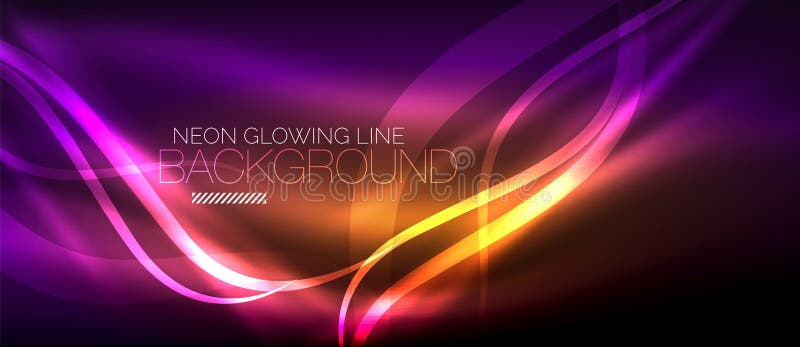 De lijnen digitale abstracte achtergrond van de neon purpere elegante vlotte golf royalty-vrije illustratie De lijnen digitale abstracte achtergrond van de neon purpere elegante vlotte golf royalty-vrije illustratie
