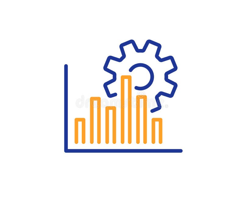 De lijnpictogram van de Seografiek Het teken van de zoekmachineoptimalisering Vector stock illustratie De lijnpictogram van de Seografiek Het teken van de zoekmachineoptimalisering Vector stock illustratie