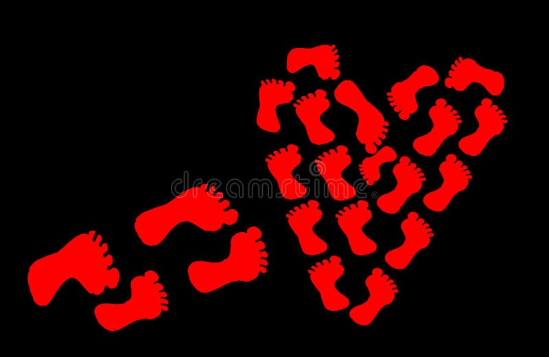De manier aan het hart van gehouden van of gehouden van ligt stock illustratie De manier aan het hart van gehouden van of gehouden van ligt stock illustratie