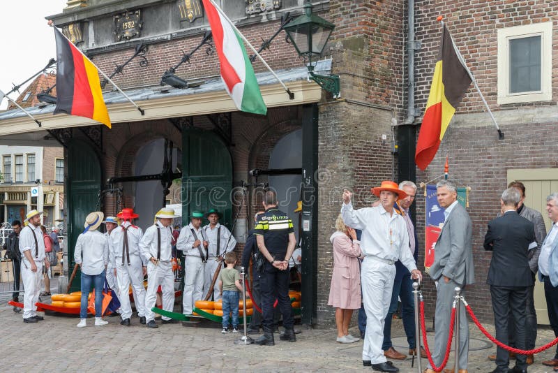 De Markt Alkmaar van de kaas royalty-vrije stock fotografie De Markt Alkmaar van de kaas royalty-vrije stock fotografie