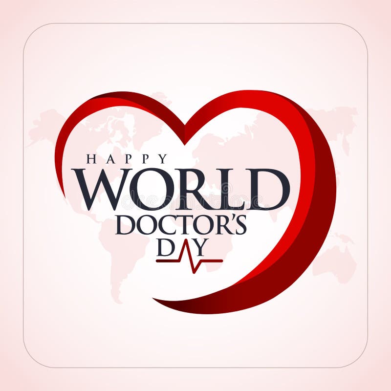 30 de marzo, Day del mundo del doctor tarjeta de felicitación del concepto, los doctores nacionales Day Template caloría stock de ilustración 30 de marzo, Day del mundo del doctor tarjeta de felicitación del concepto, los doctores nacionales Day Template caloría stock de ilustración